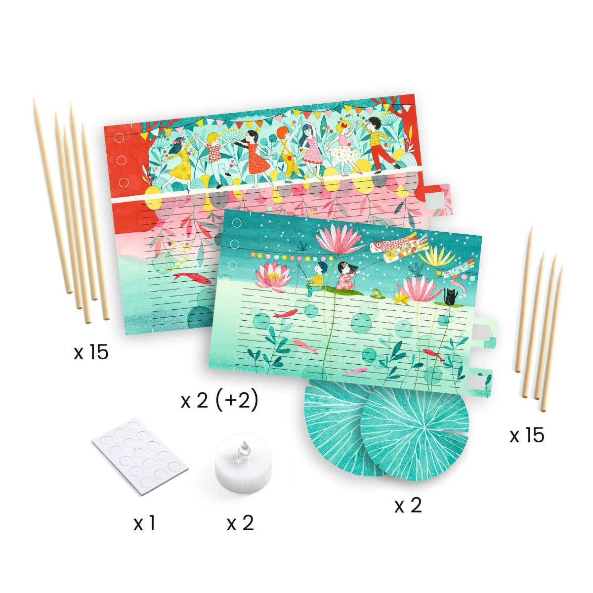 Djeco DIY - Lamper, Ildfluernes dans