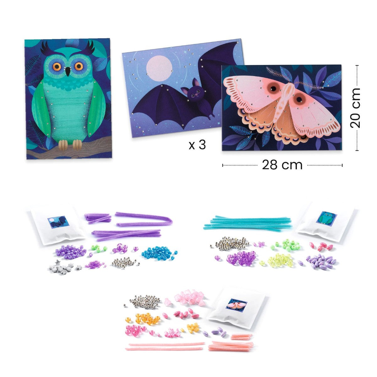 Djeco kreativ æske, Lys natten op