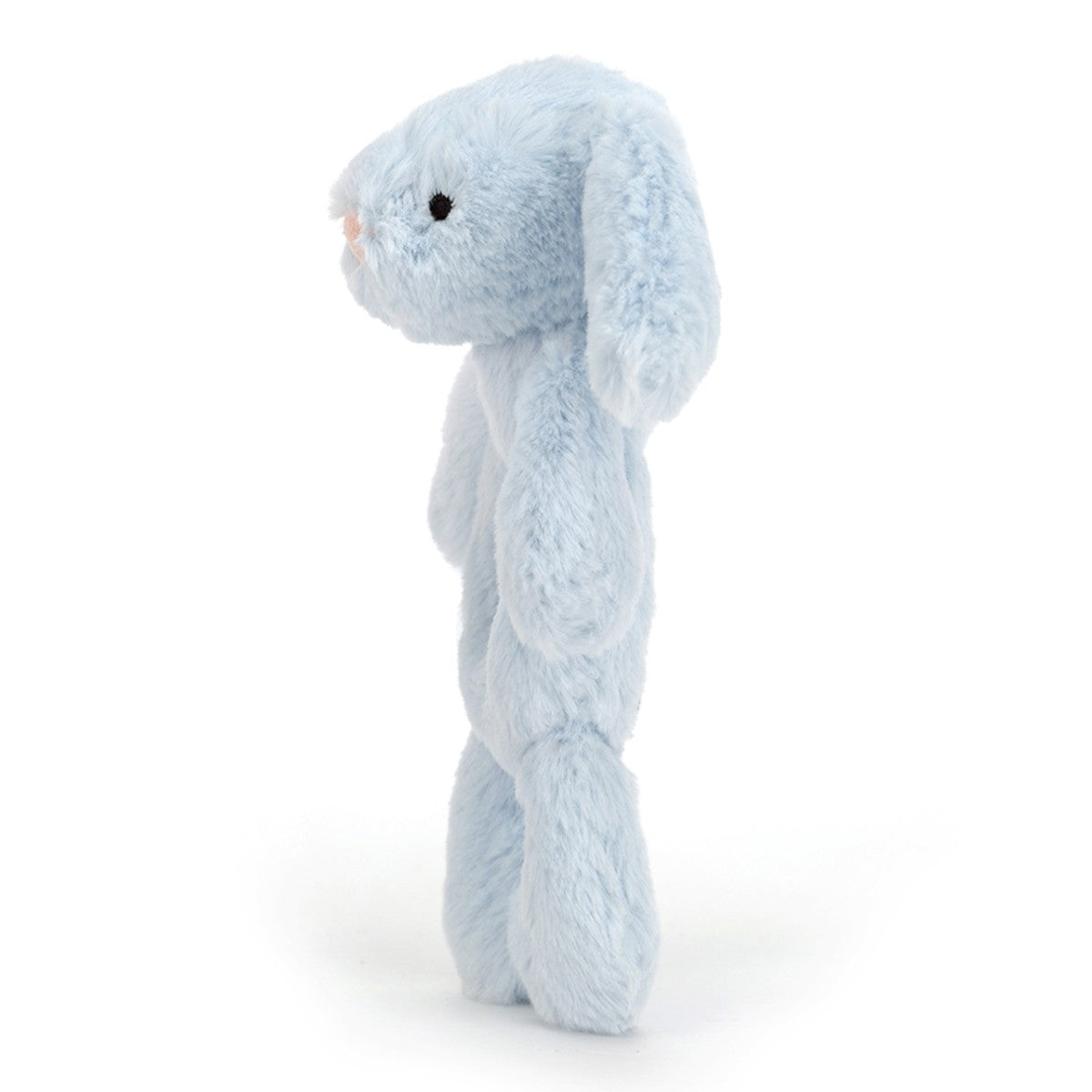 Baby Jellycat ring rangle, Bashful kanin - Lyseblå