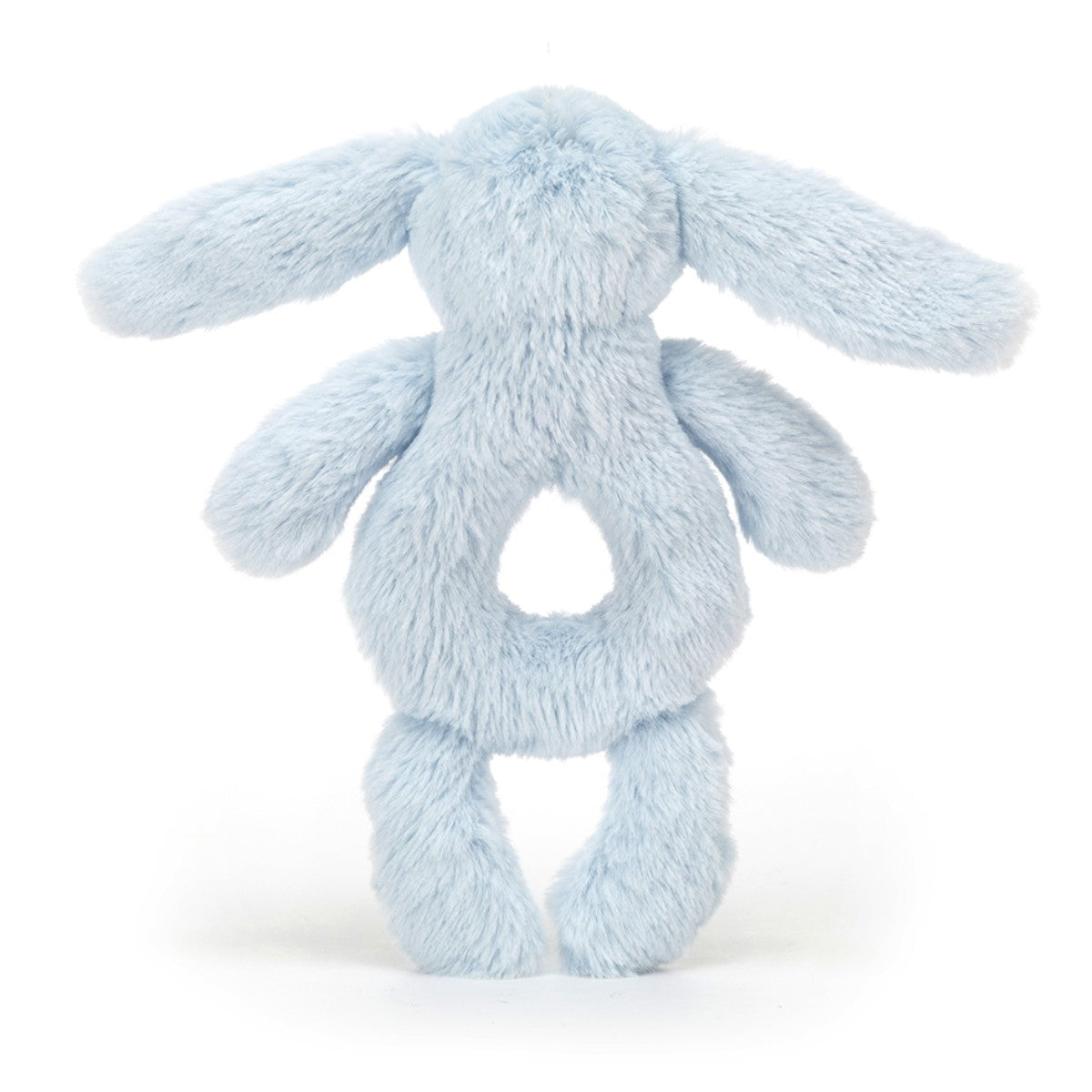 Baby Jellycat ring rangle, Bashful kanin - Lyseblå