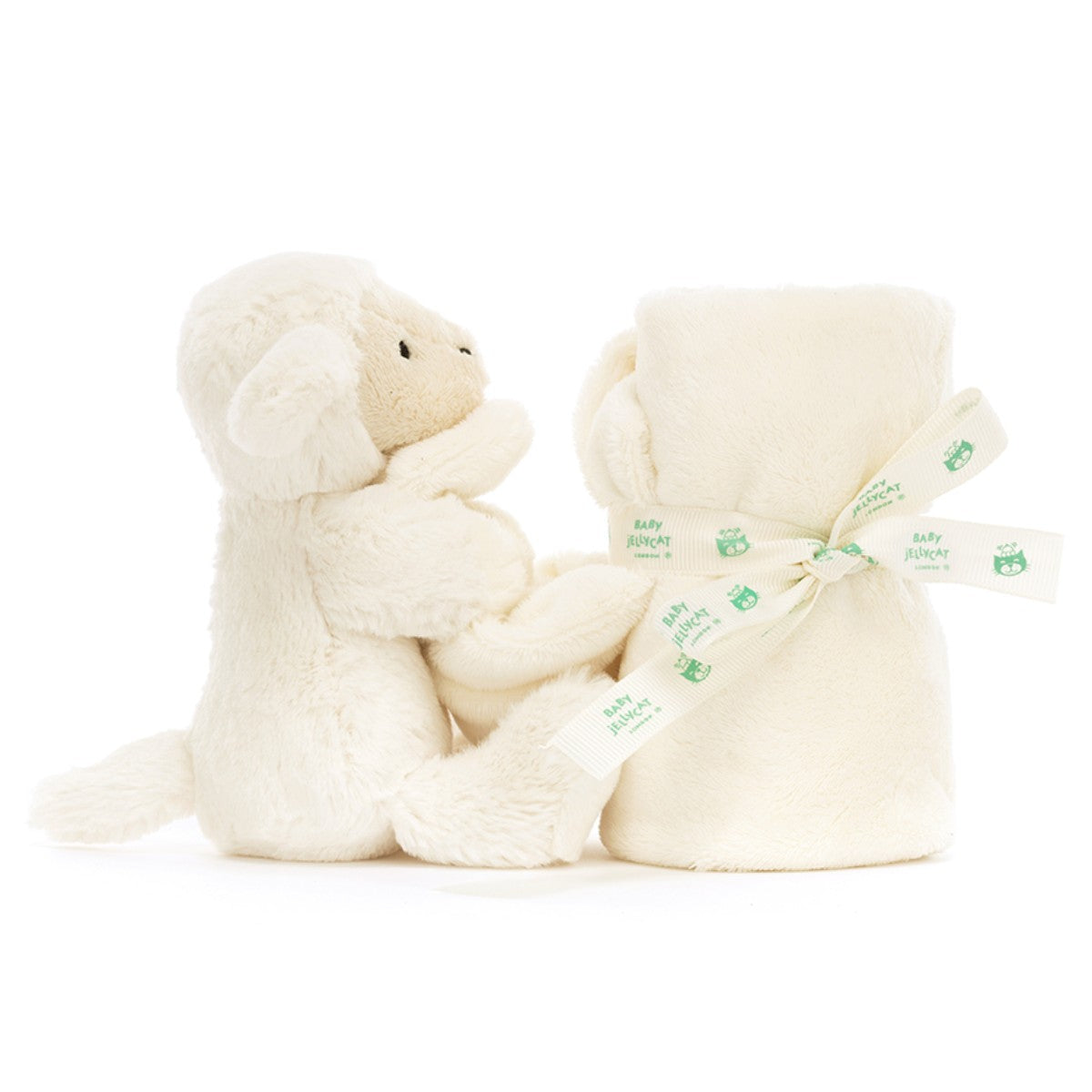 Baby Jellycat bamse, Bashful nusseklud - Lam