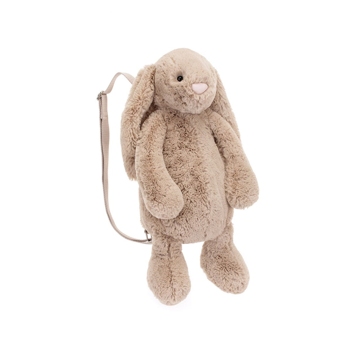 Jellycat bamse, Bashful kanin, Beige rygsæk - 32 cm