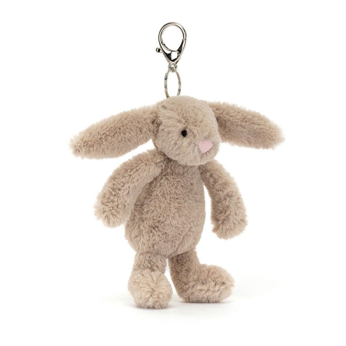 Jellycat nøglering, Bashful vedhæng til tasken - Beige kanin