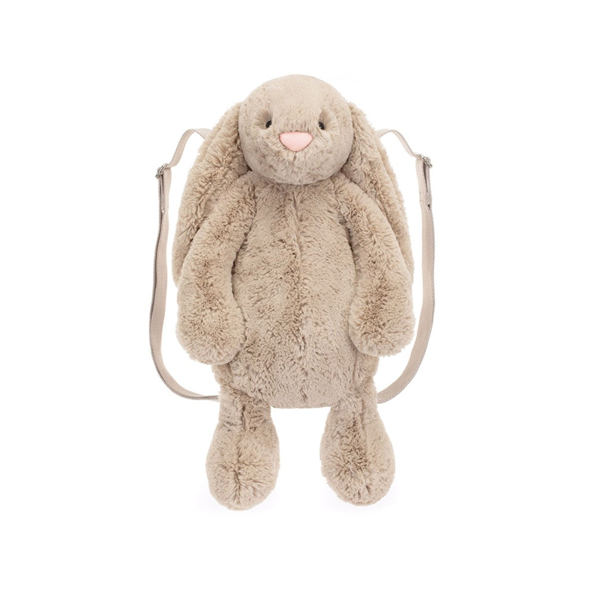 Jellycat bamse, Bashful kanin, Beige rygsæk - 32 cm