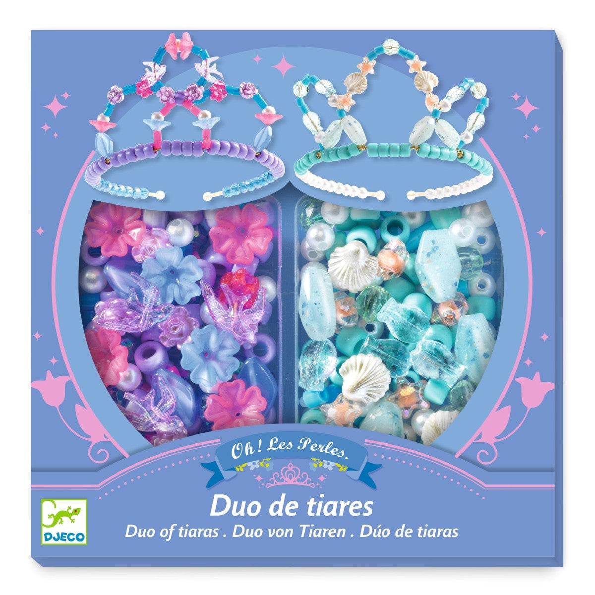 Djeco Perler, diadem blå