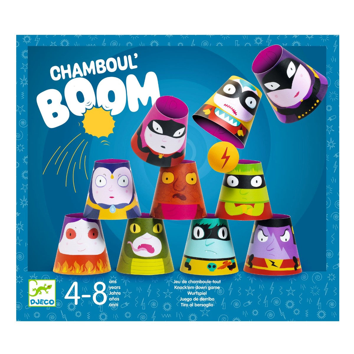 Djeco Byg og vælt, Sjove ansigter