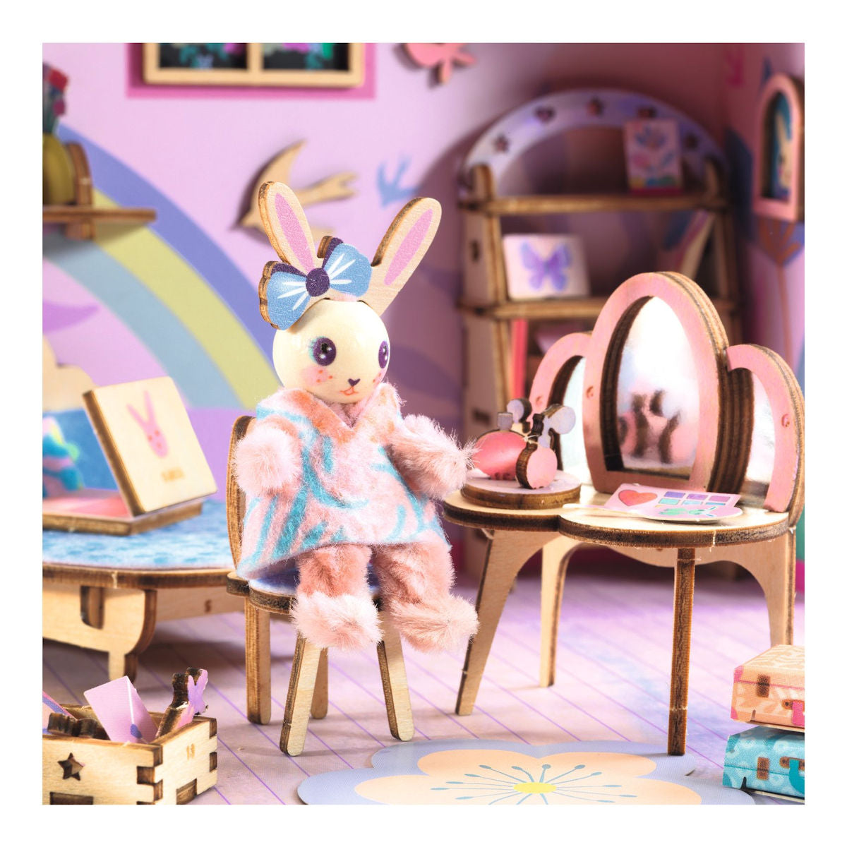 Djeco Mi House, DIY Miniature univers i kuffert - Rosie