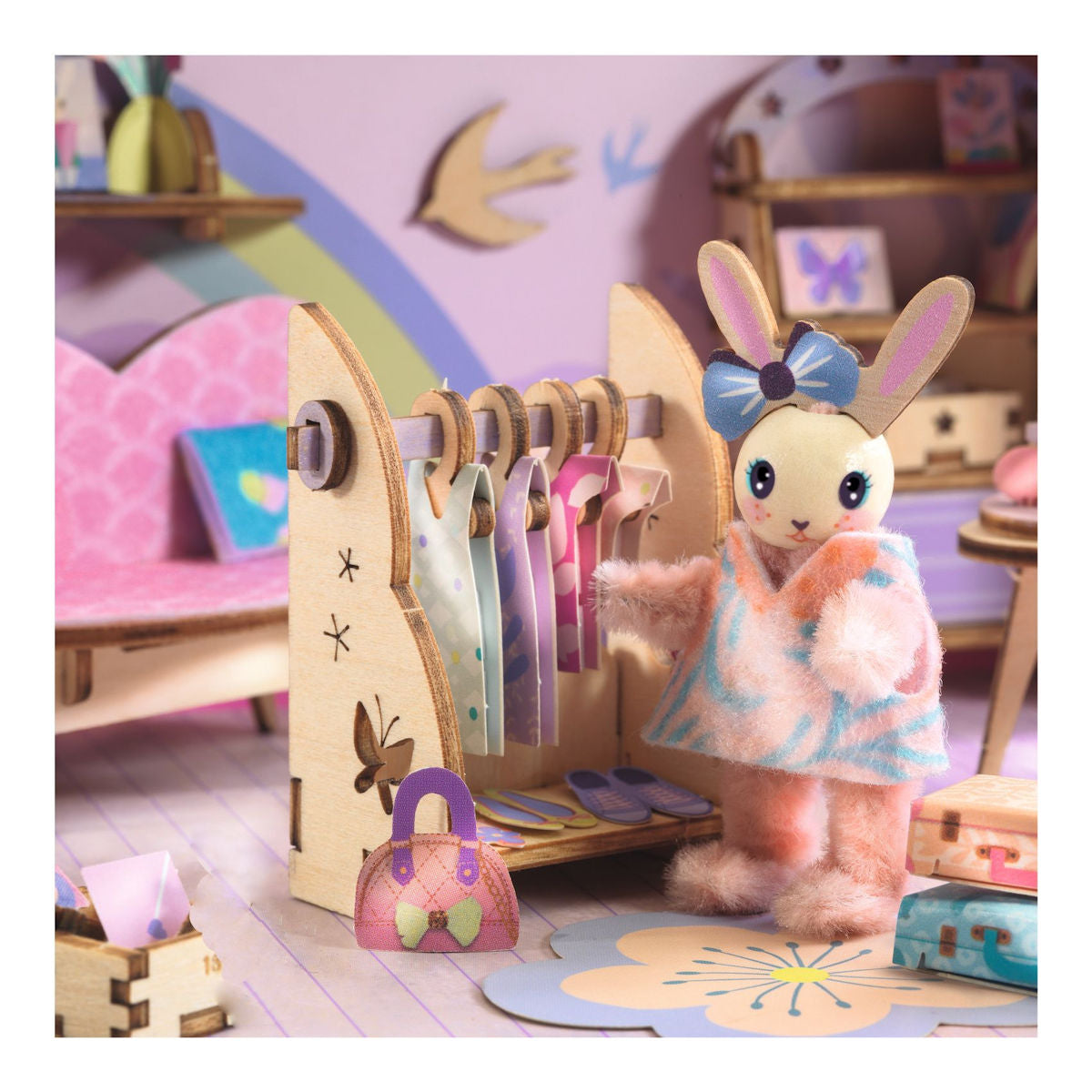 Djeco Mi House, DIY Miniature univers i kuffert - Rosie