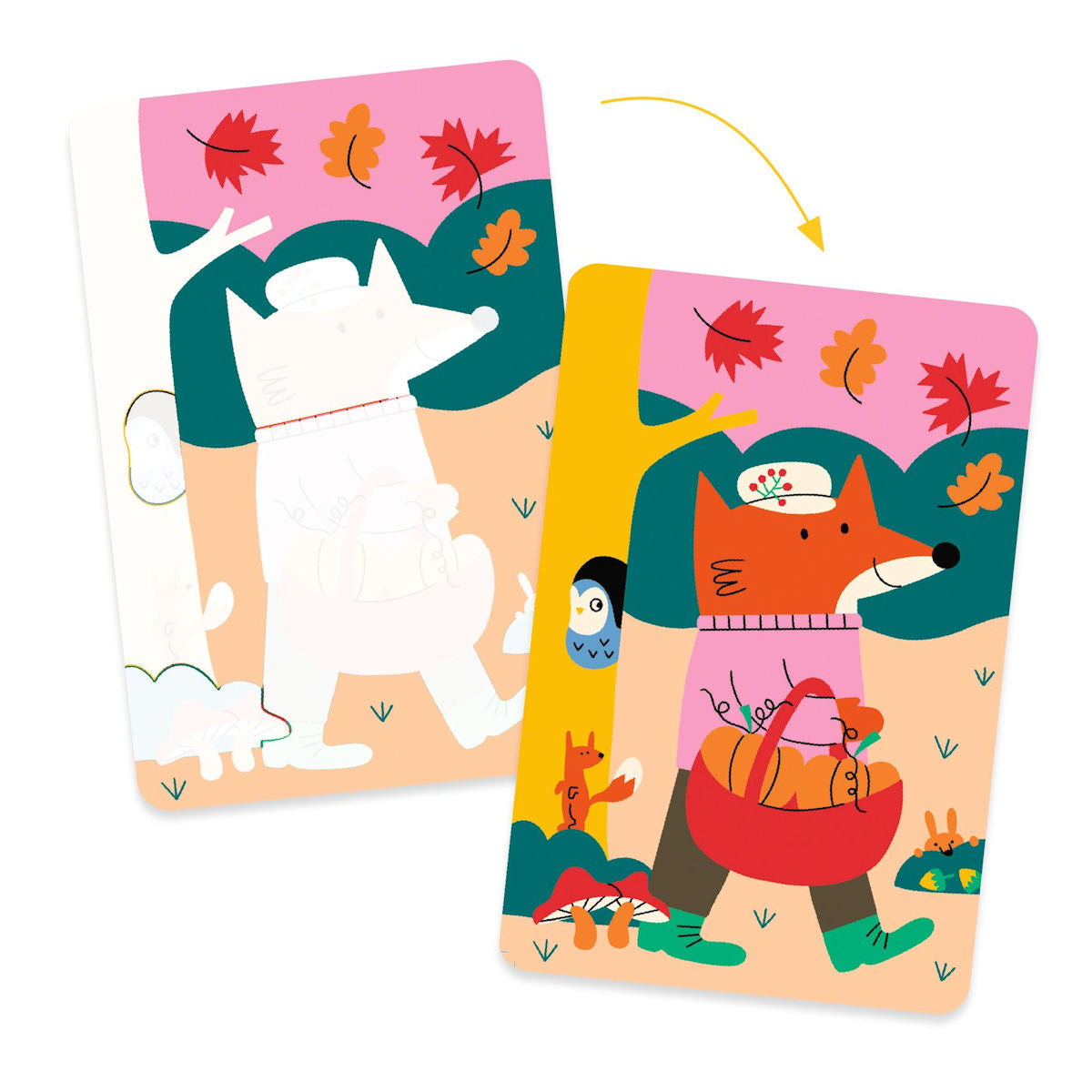 Djeco mal med vand, 4 årstider - Fra 18 mdr.