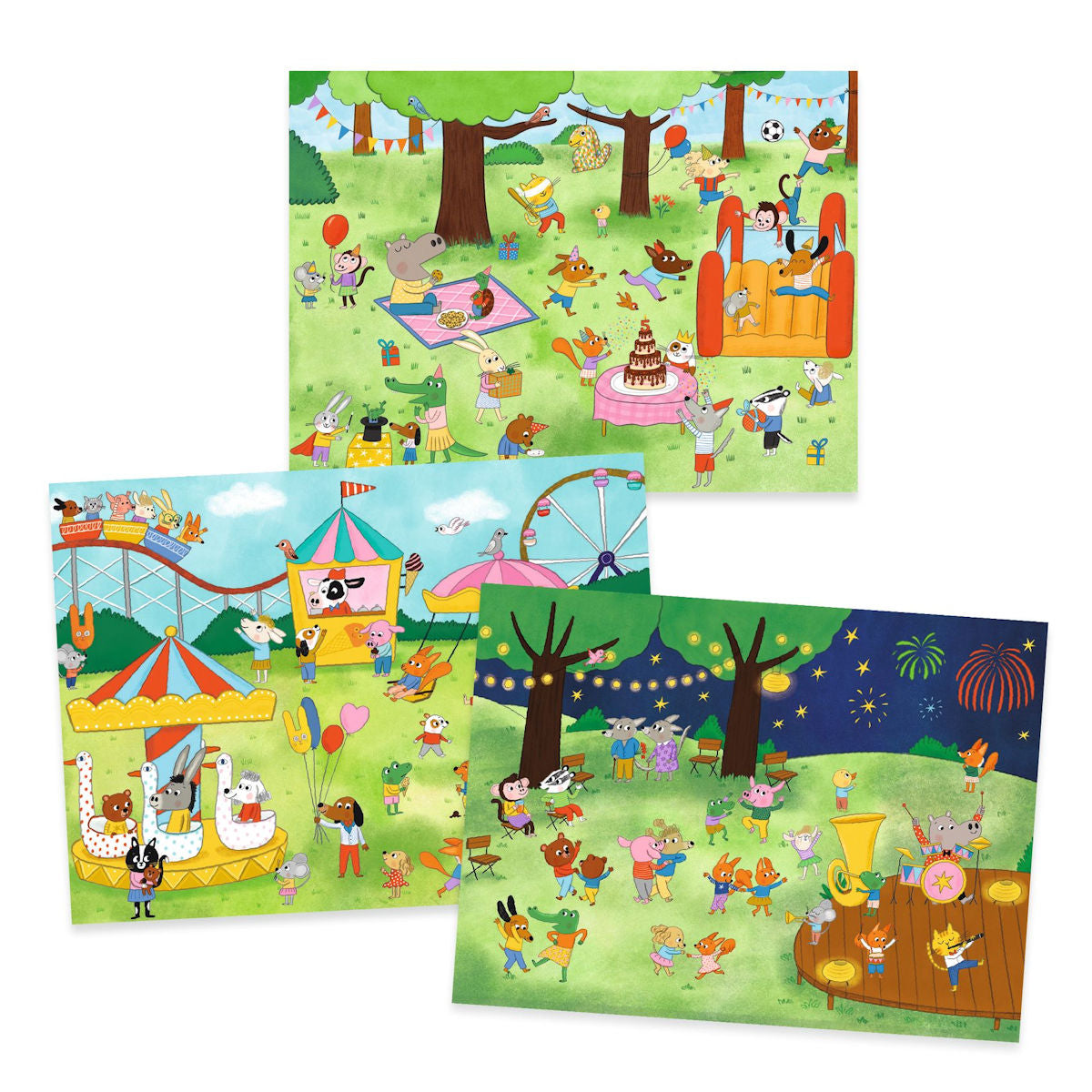 Djeco overføringsbilleder, Party time