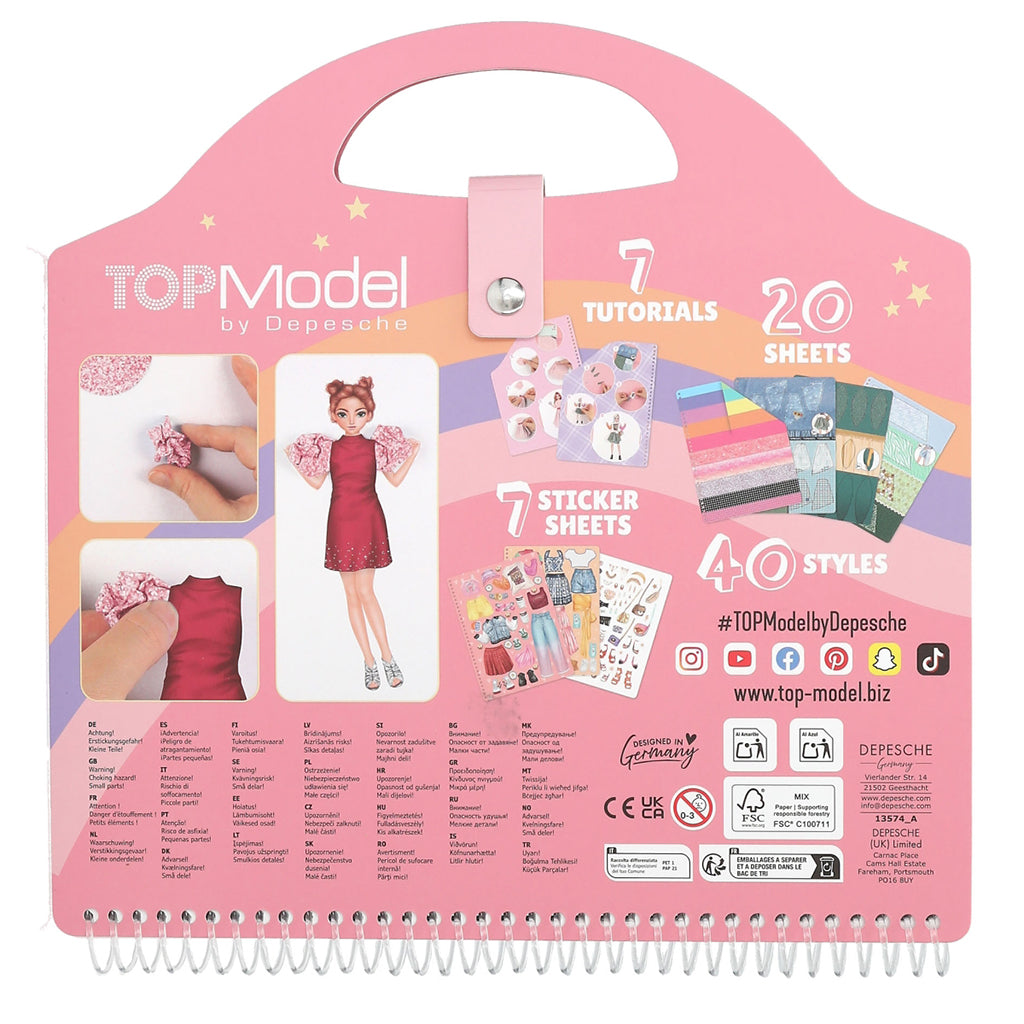 TopModel Dress Me Up collage bog