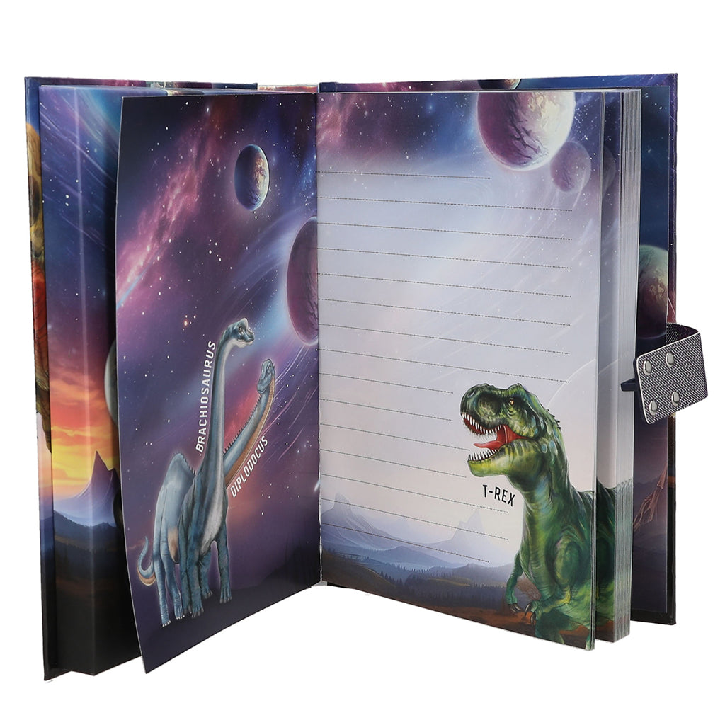 Dino World Dagbog m/kode og lyd