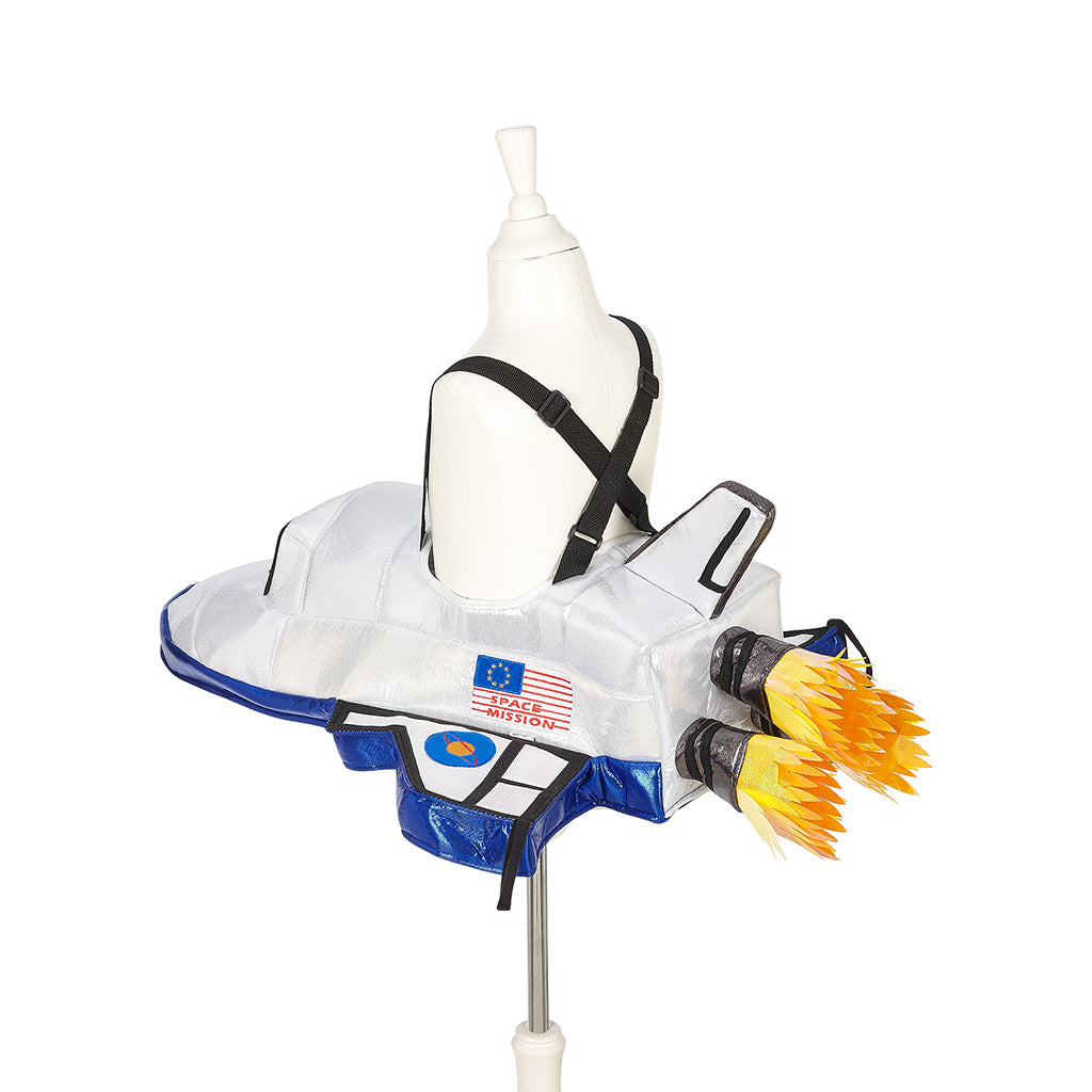 Souza kostume, Ride-on rumraket - Str. 5-7 år