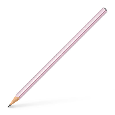 Faber-Castell Sparkle blyant m. glitter, Rose metallic