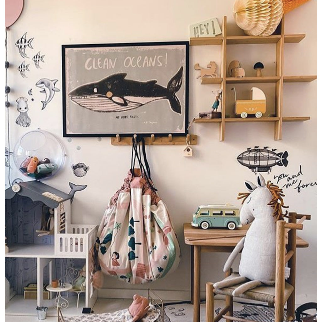 Studio Loco børneplakat, Clean ocean - 70 x 50 cm