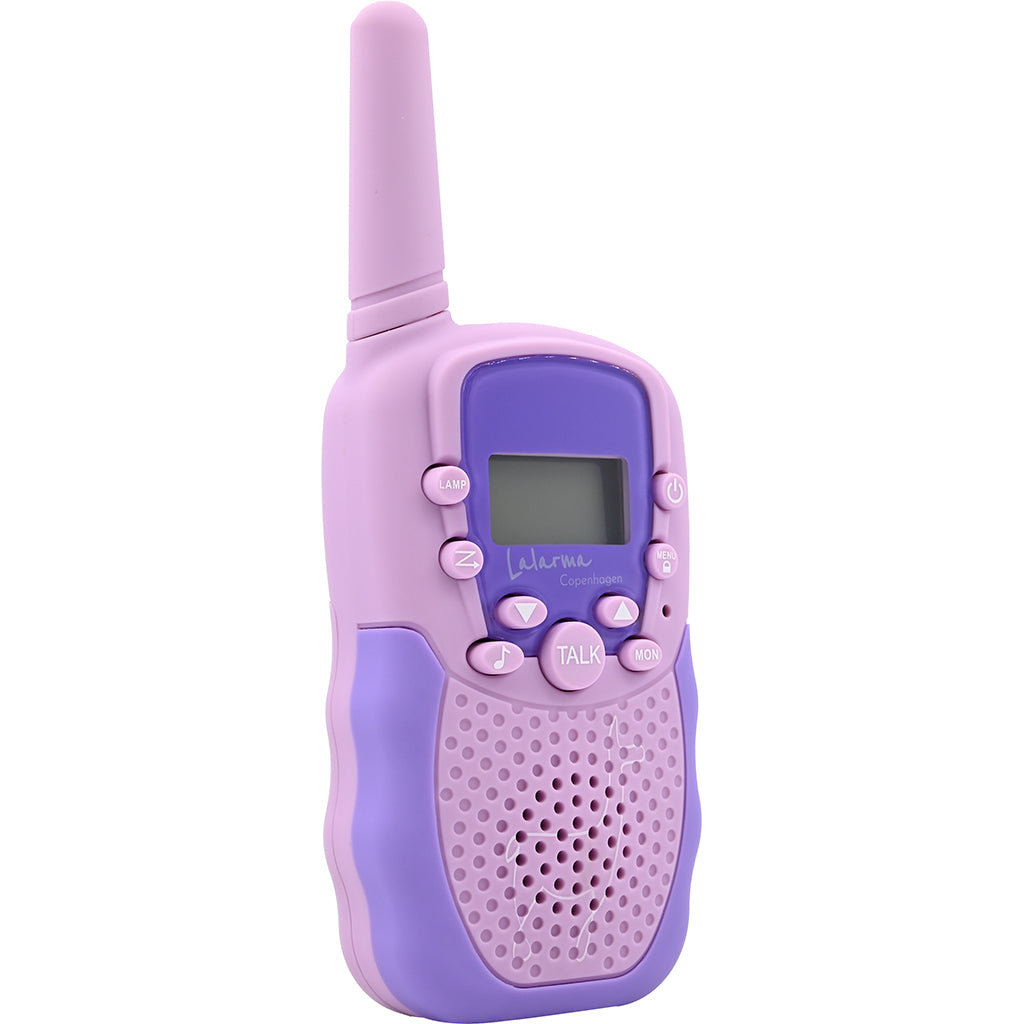 Lalarma walkie talkie til børn, purple
