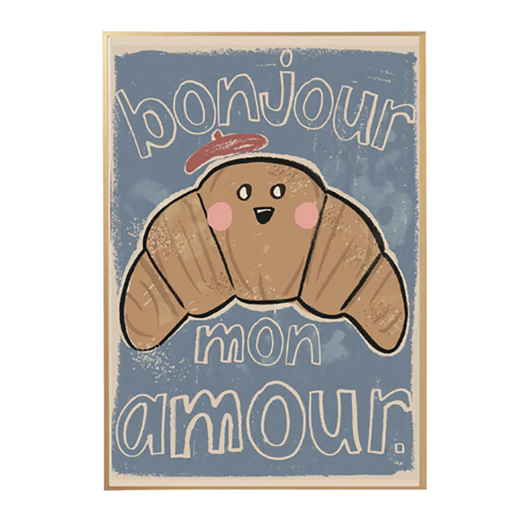 Studio Loco børneplakat, Croissant - flere str.