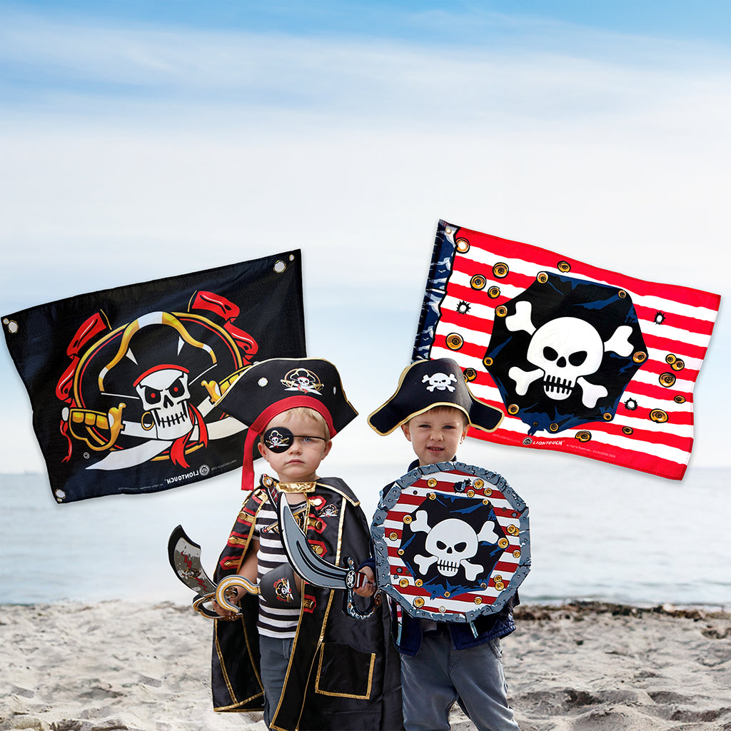 Liontouch Piratflag, Captain cross flag - 70 x 100 cm