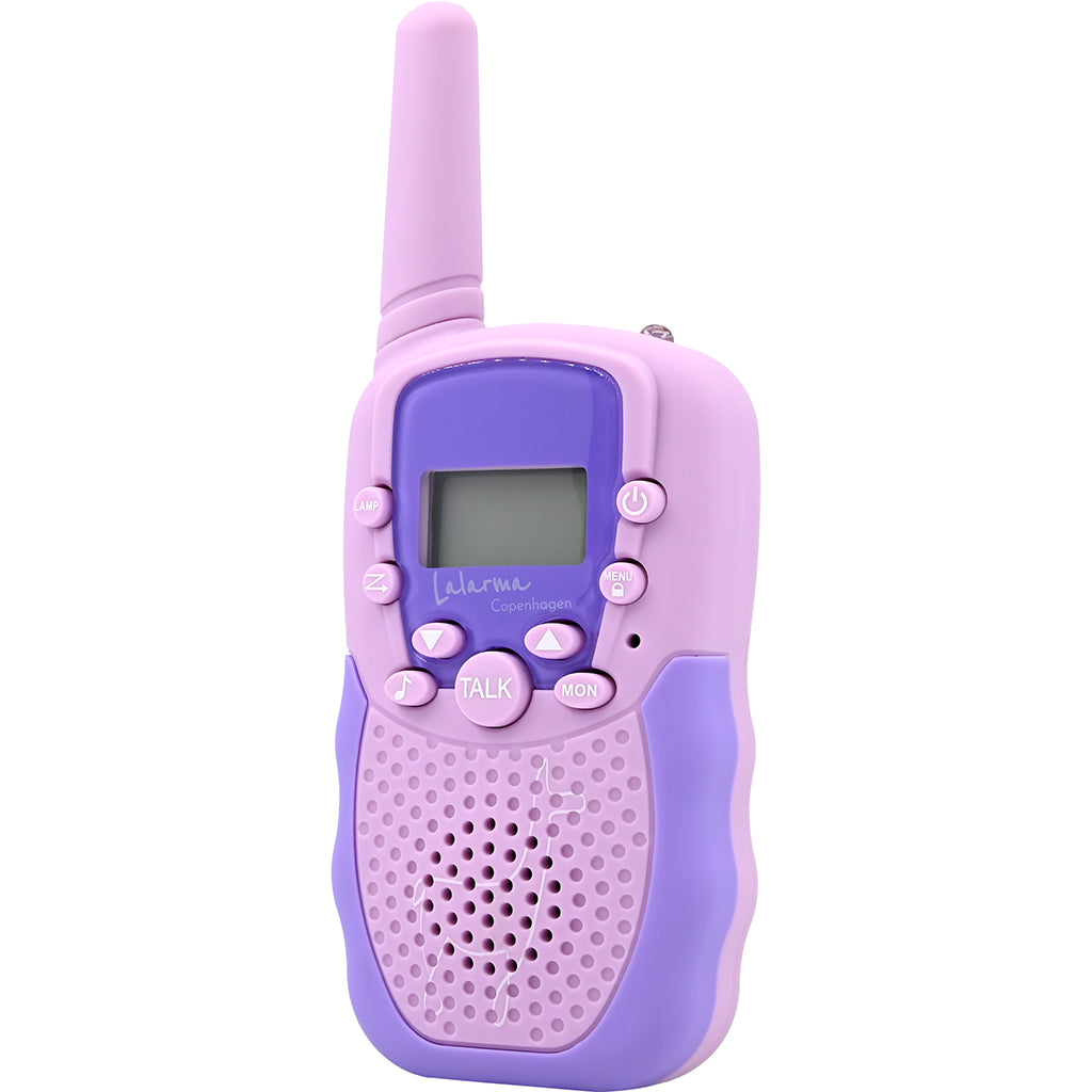Lalarma walkie talkie til børn, purple