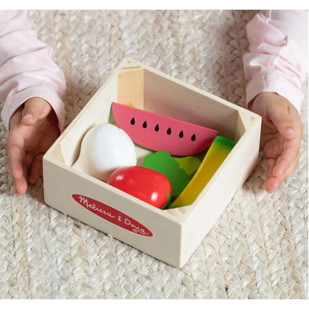 Melissa & Doug Legemad i træ, Frugt og grøntsager