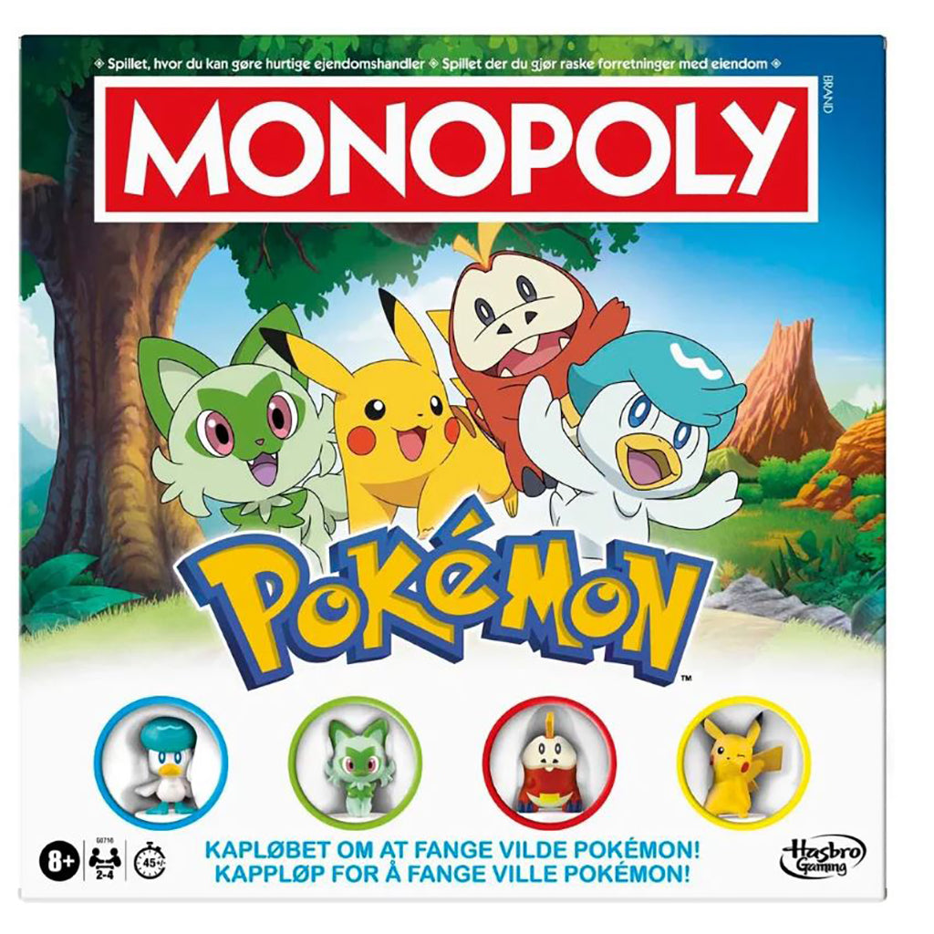 Hasbro Spil, Monopoly Pokemon DK/NO