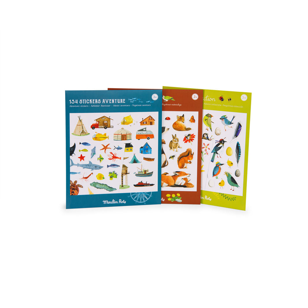 Moulin Roty - Klistermærker 133 stk - Explorer
