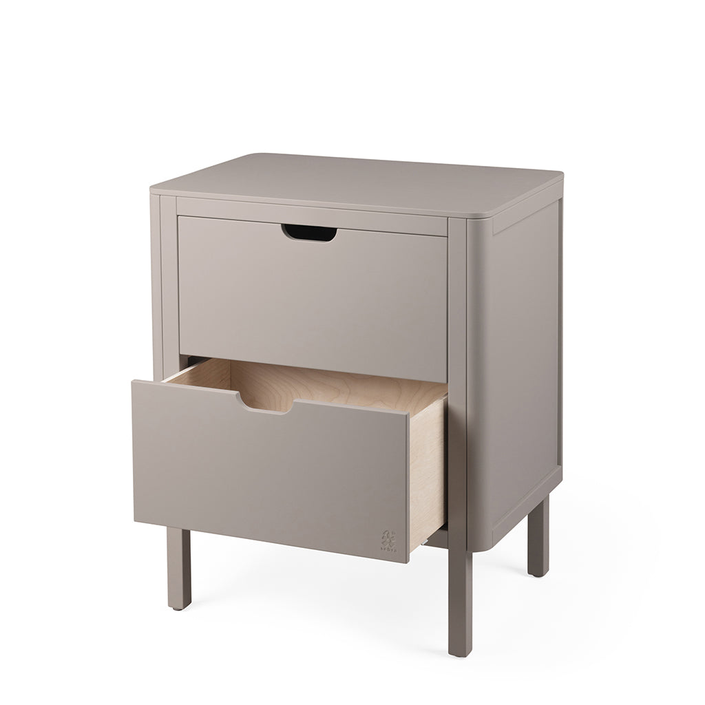 Sebra puslebord i træ, 2-i-1 design m. skuffer - Jetty beige