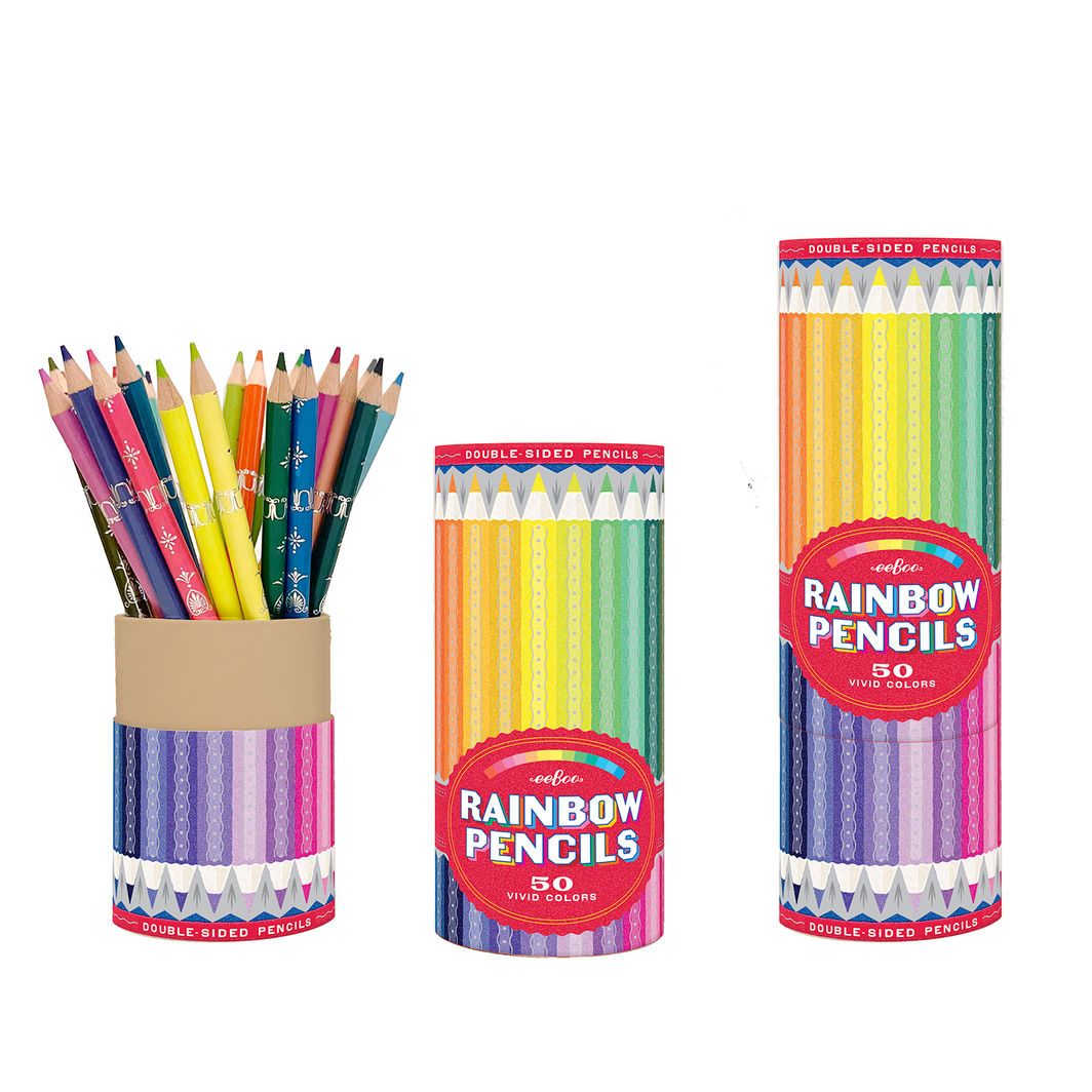 eeBoo farveblyanter, 25 dobbelte - Rainbow
