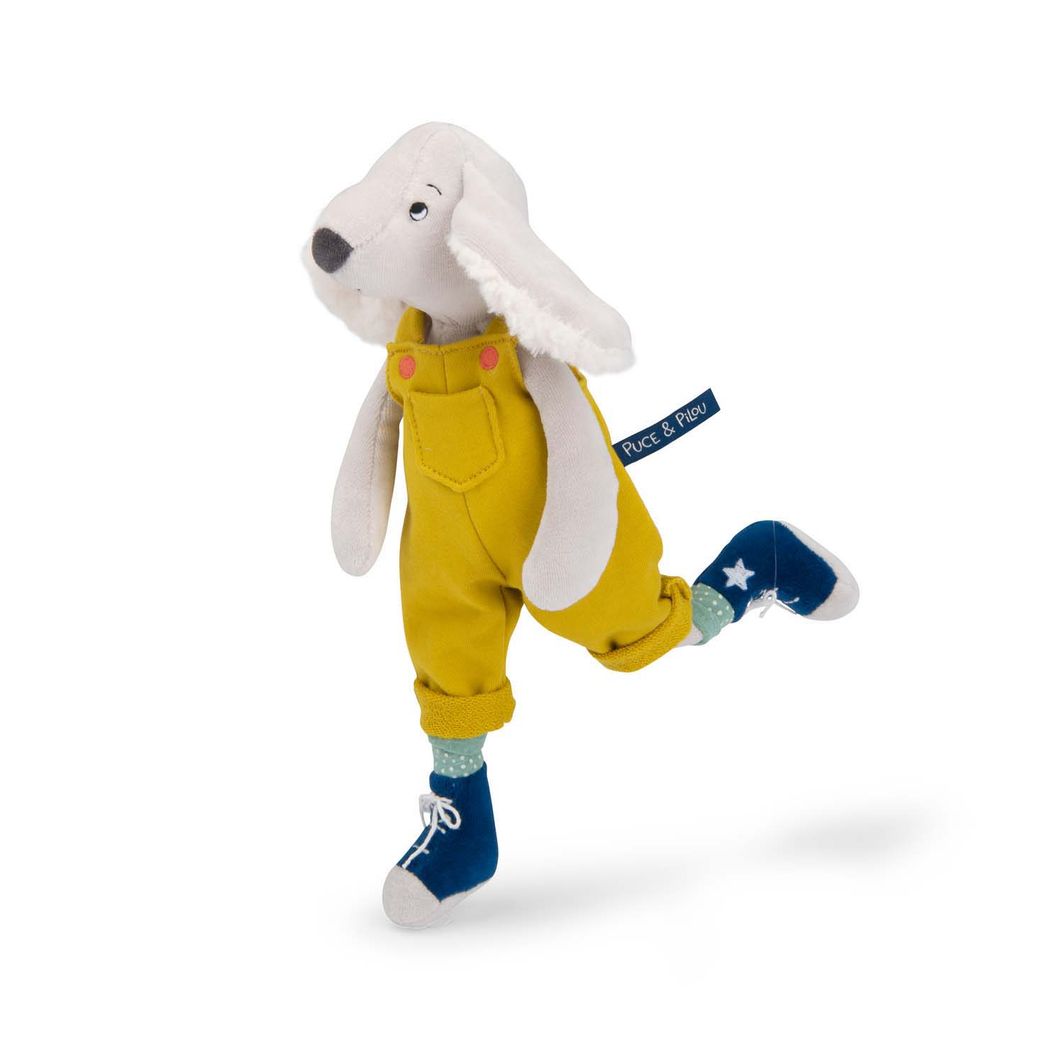 Moulin Roty Tøjdyr, Hunden Pilou 37 cm - Puce & Pilou