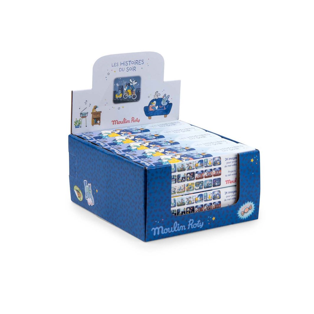 Moulin Roty Lygte, Fortæl en historie - Puce & Pilou (EN-FR)