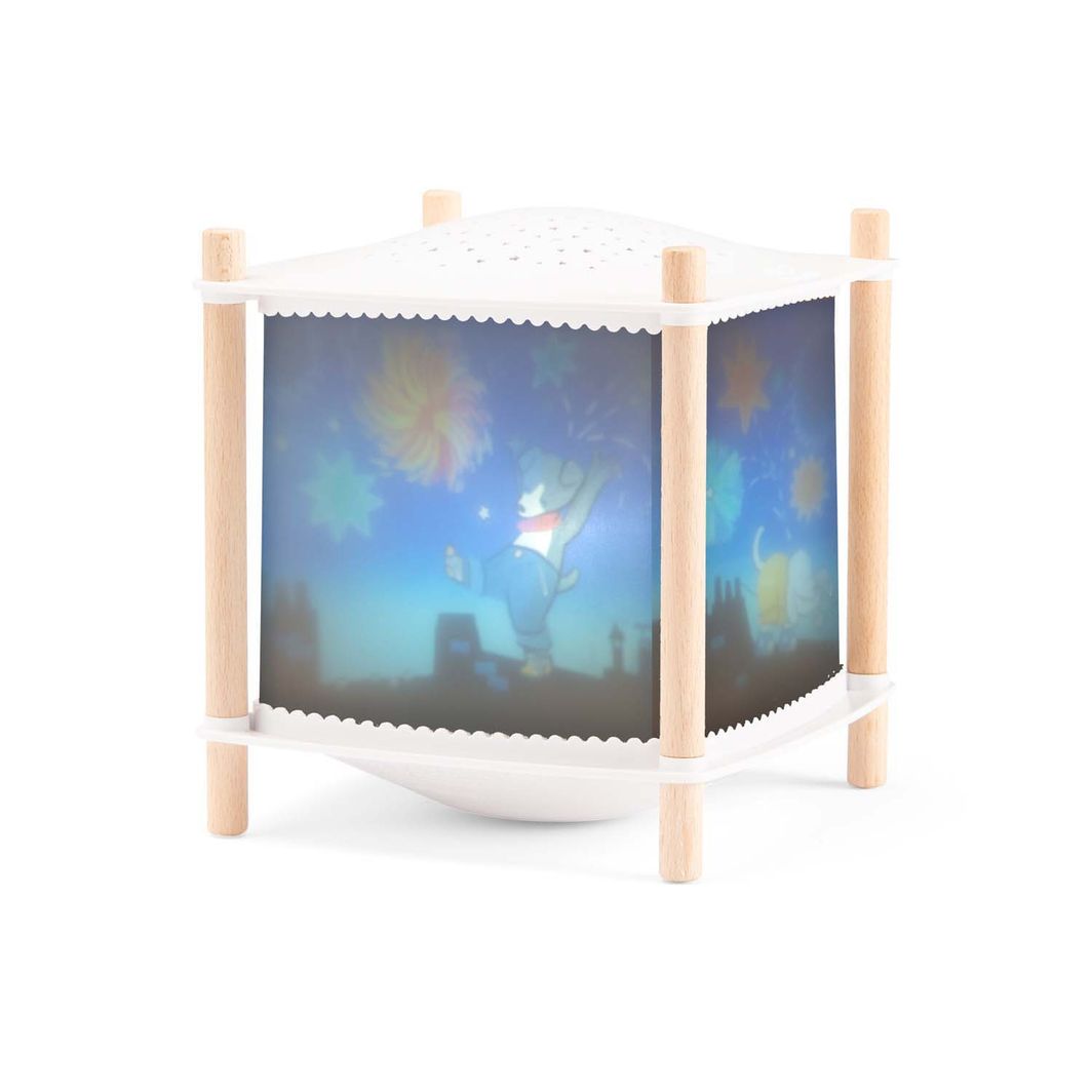 Moulin Roty Magisk Lampe (bluetooth), Puce & Pilou