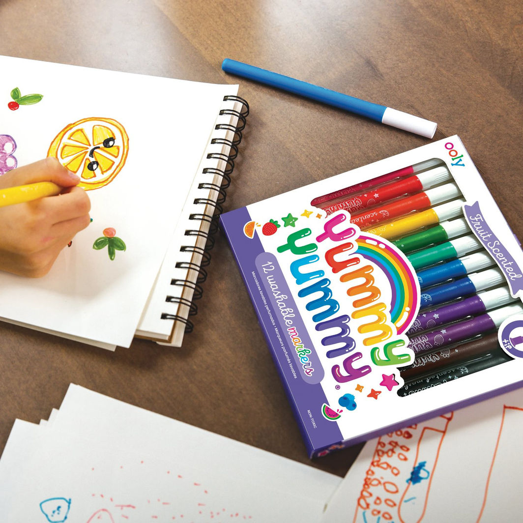 Ooly Tuscher med duft 12 stk - Yummy Yummy