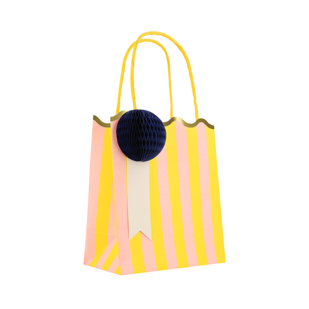 Meri Meri gaveposer, Stripe party bags - 8 stk.
