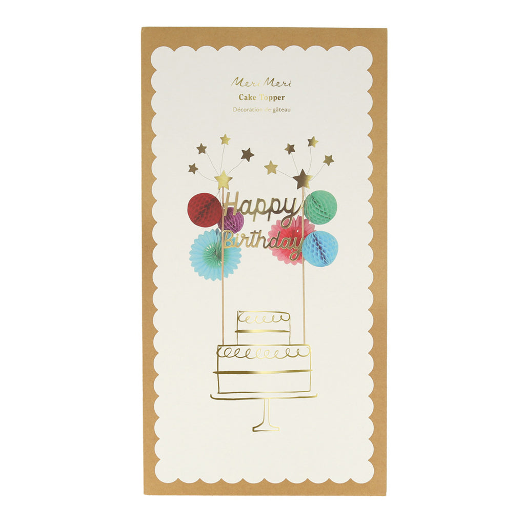 Meri Meri kagepynt, Happy Birthday