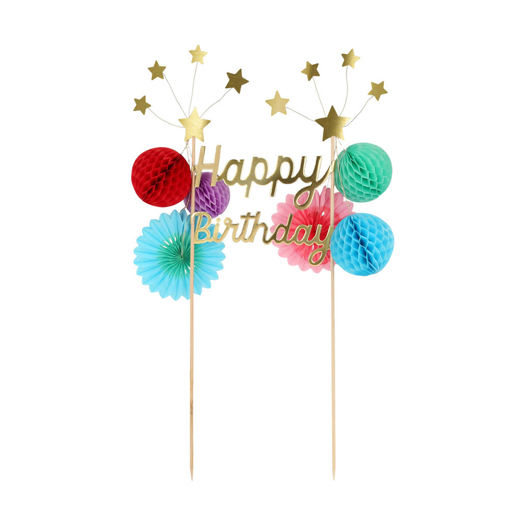 Meri Meri kagepynt, Happy Birthday