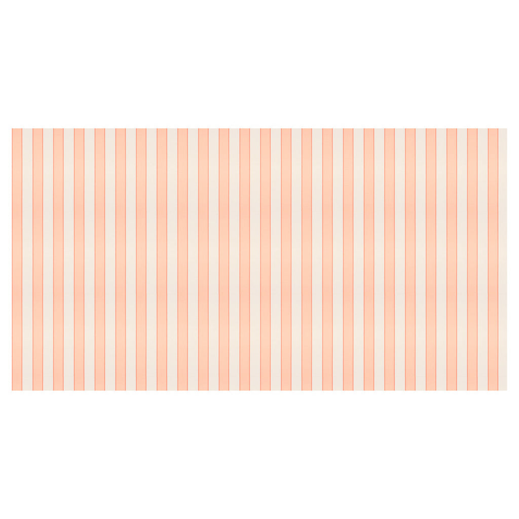 Meri Meri papirsdug, Peach stripe - 259 x 137 cm