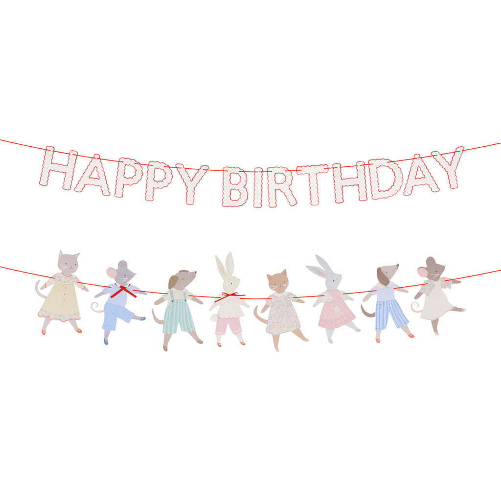 Meri Meri guirlande, Animal friends - 1.8 m