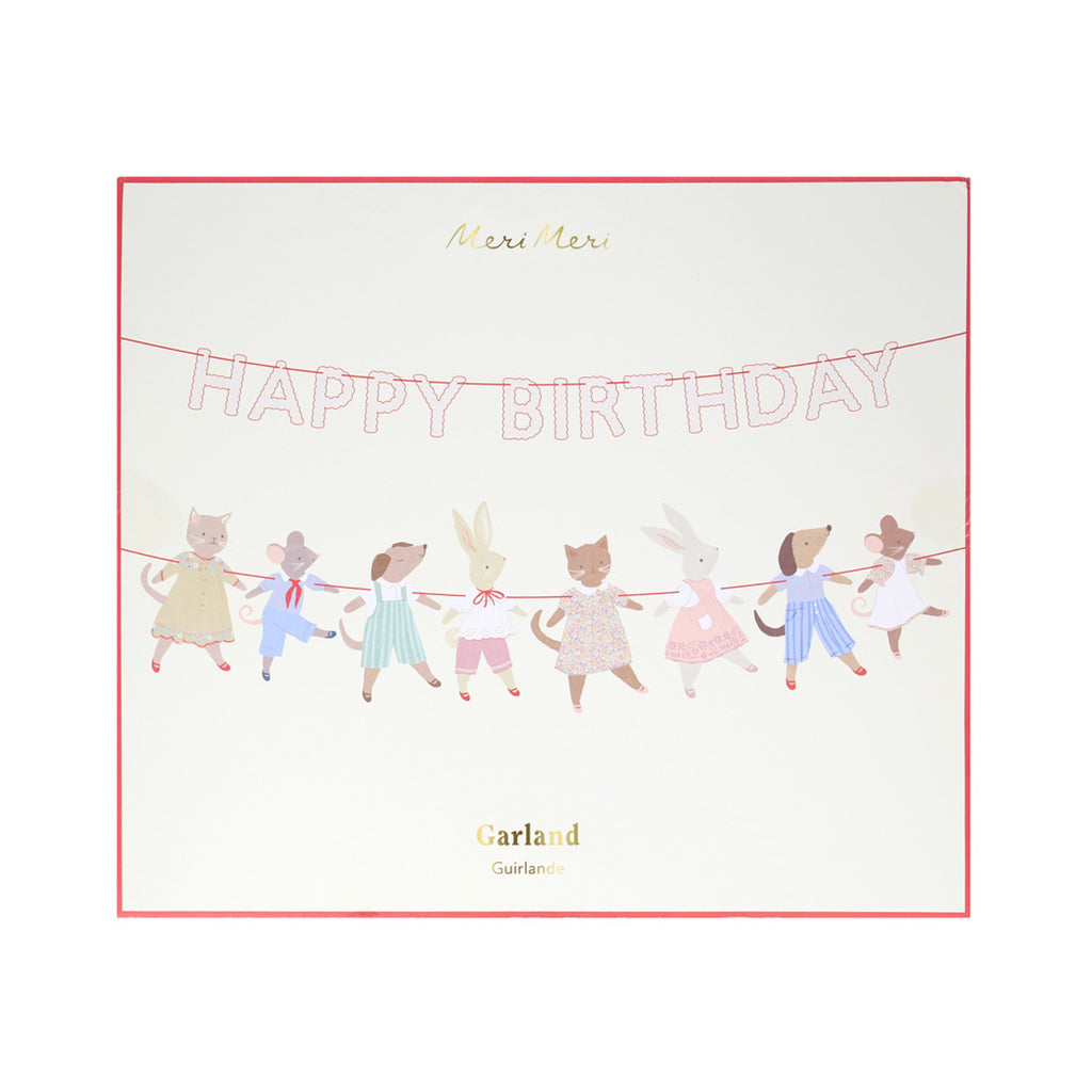 Meri Meri guirlande, Animal friends - 1.8 m