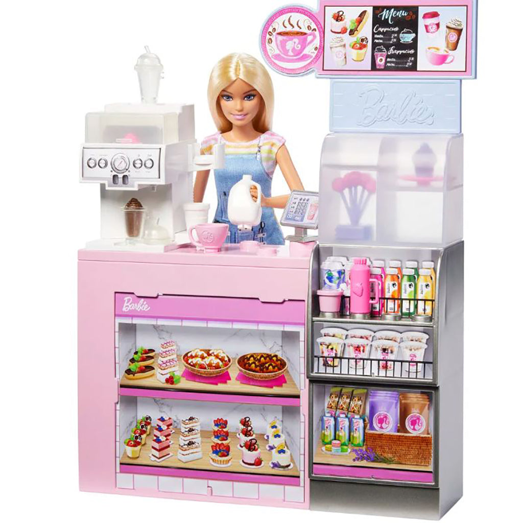 Barbie Career Coffee Shop, Barbie dukke m kaffebar
