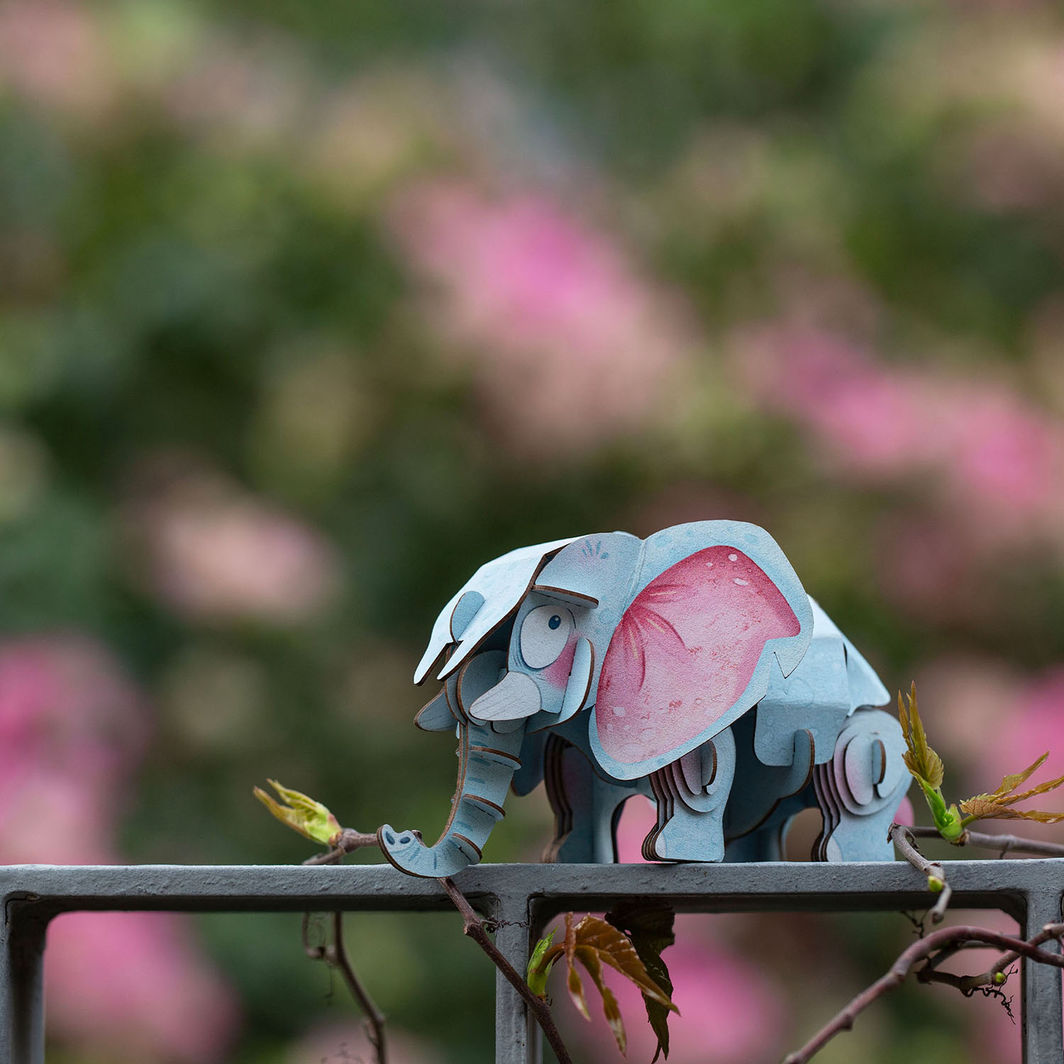 mierEdu 3D puslespil med lyd, Elefant