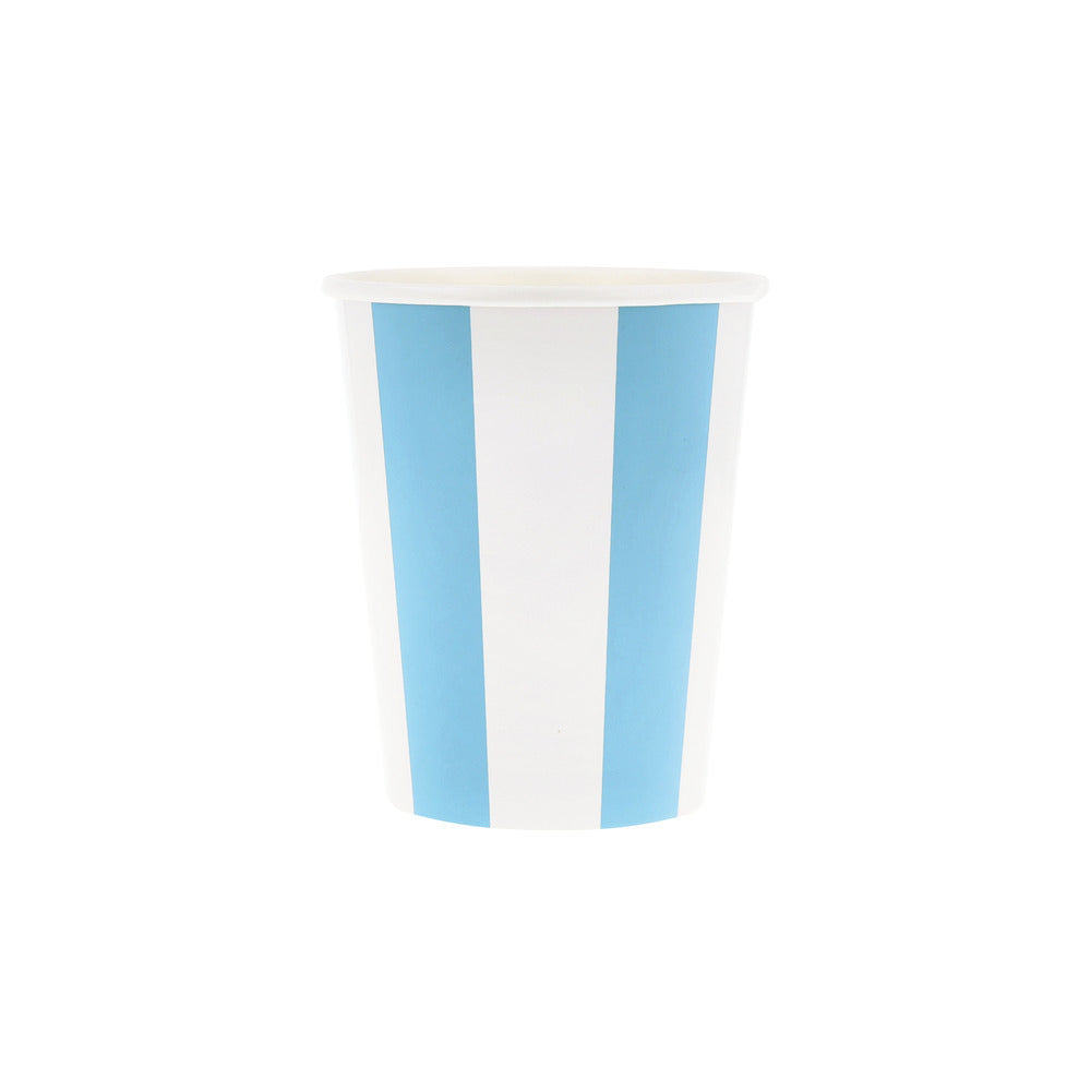 Meri Meri papkrus, Beach Striped - 8 stk.