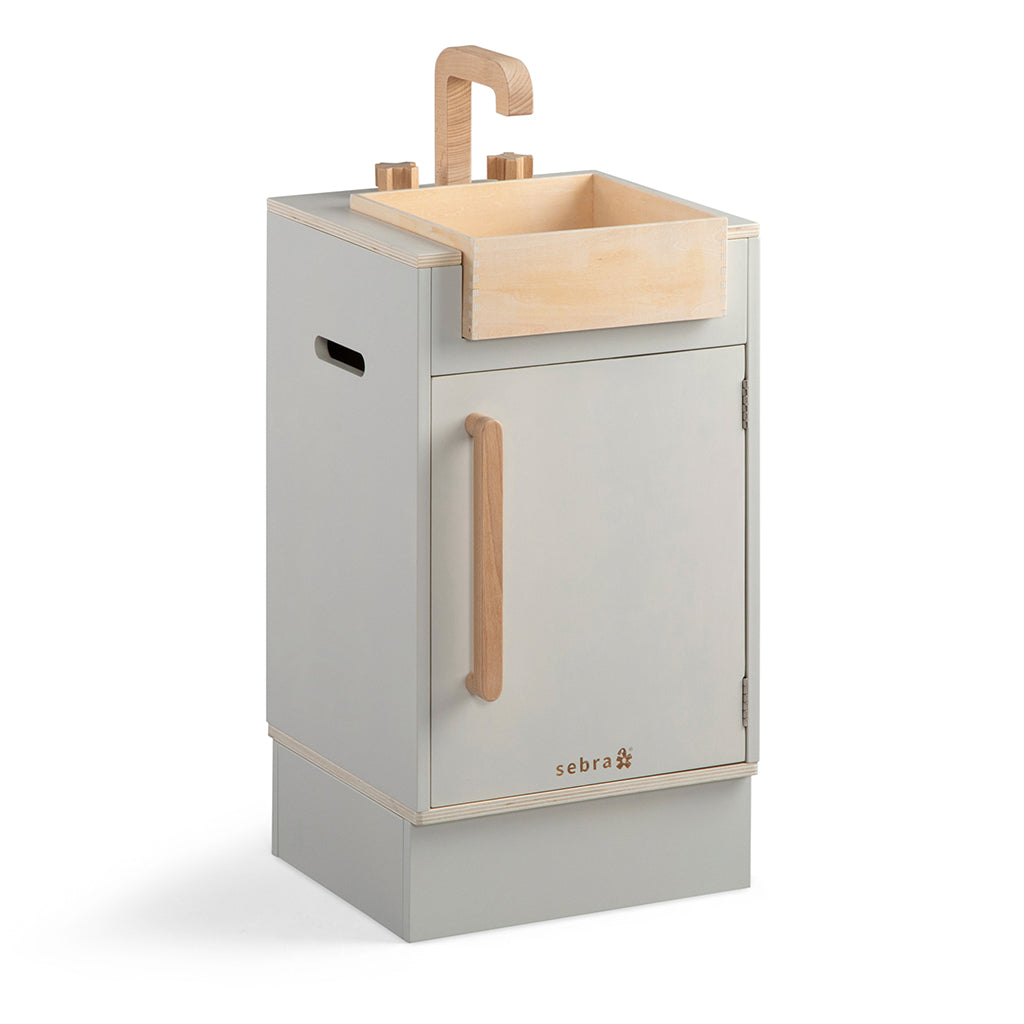 Sebra Kidchen vaskeskab i træ, Beige