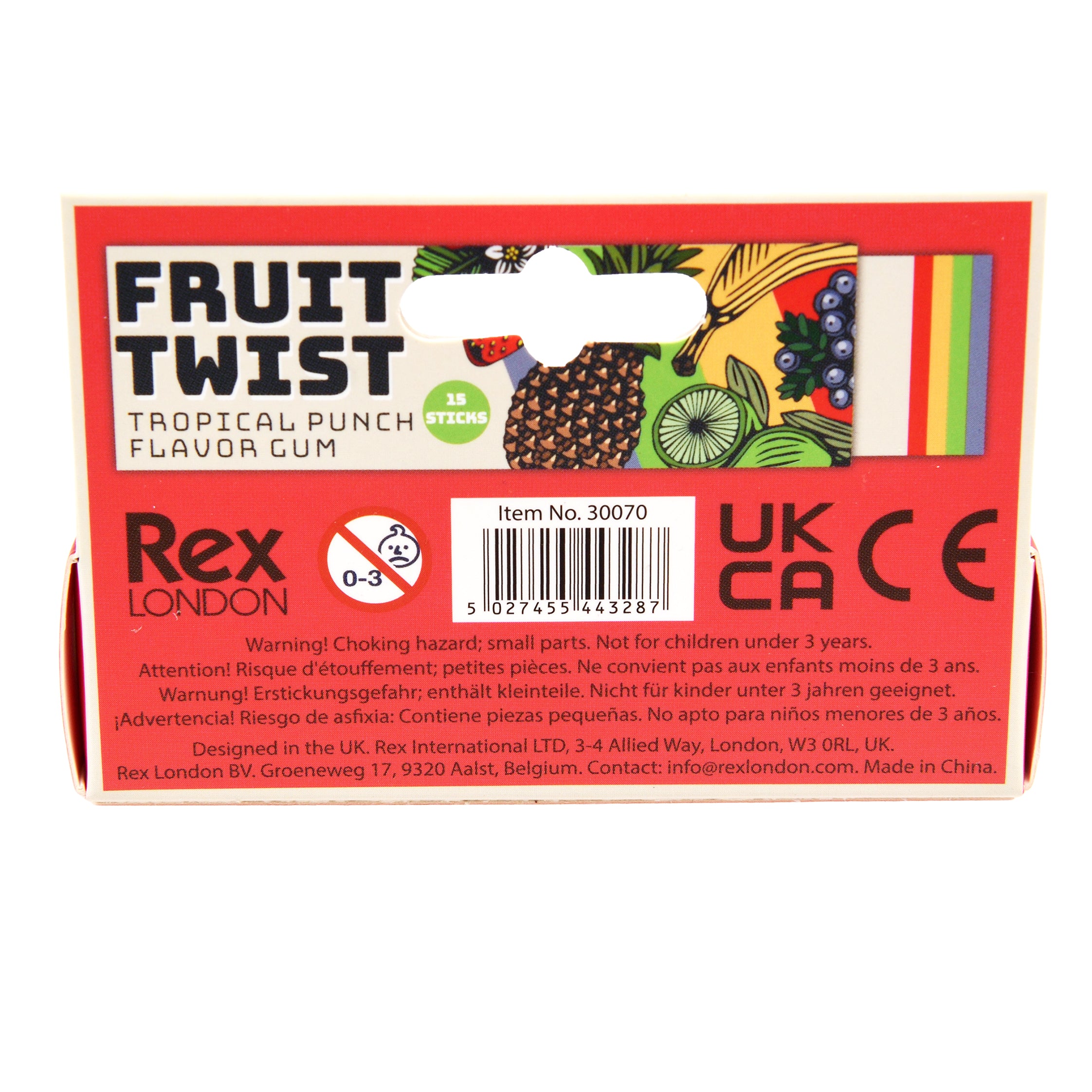 Rex London, Snap Gum trick