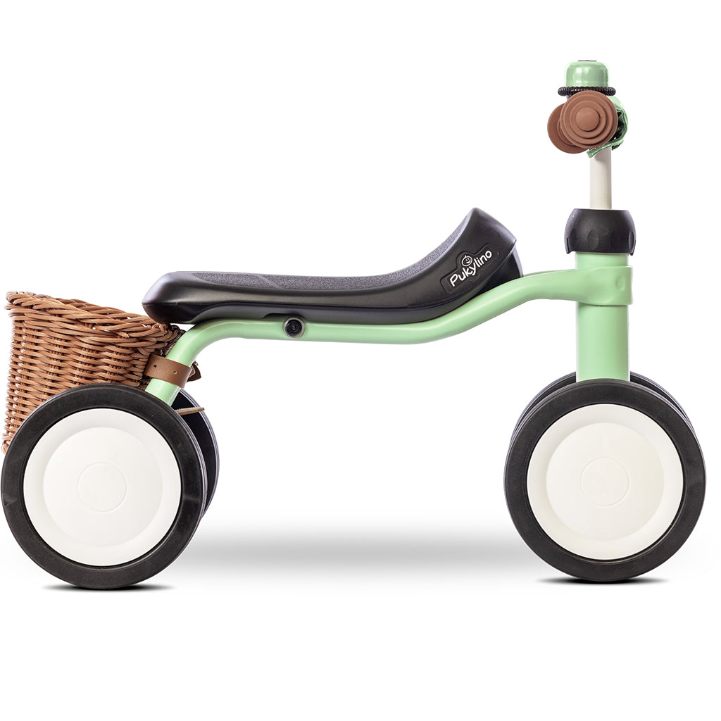 Puky Pukylino Bundle, Min første cykel, balancetræner m kurv, Pastel green - Fra 1 år