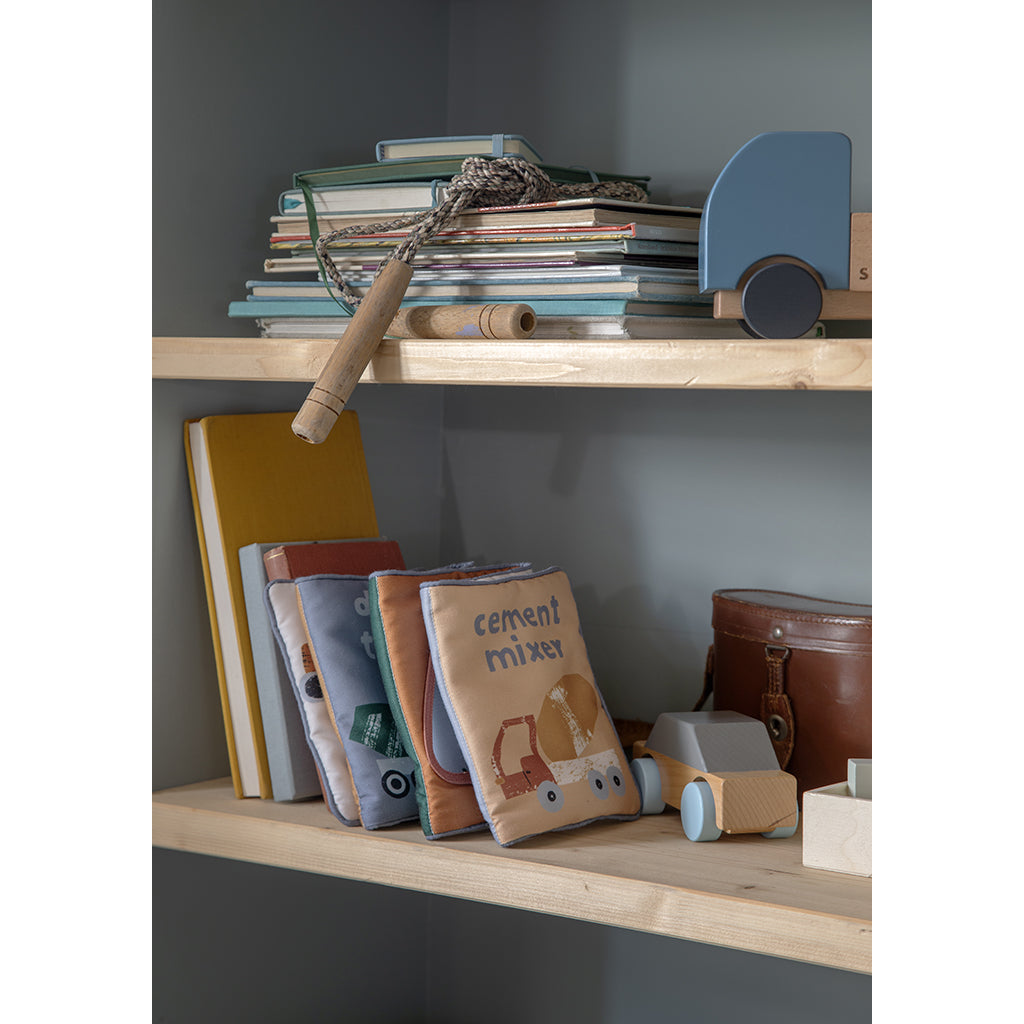 Sebra stofbog, Busy Builders