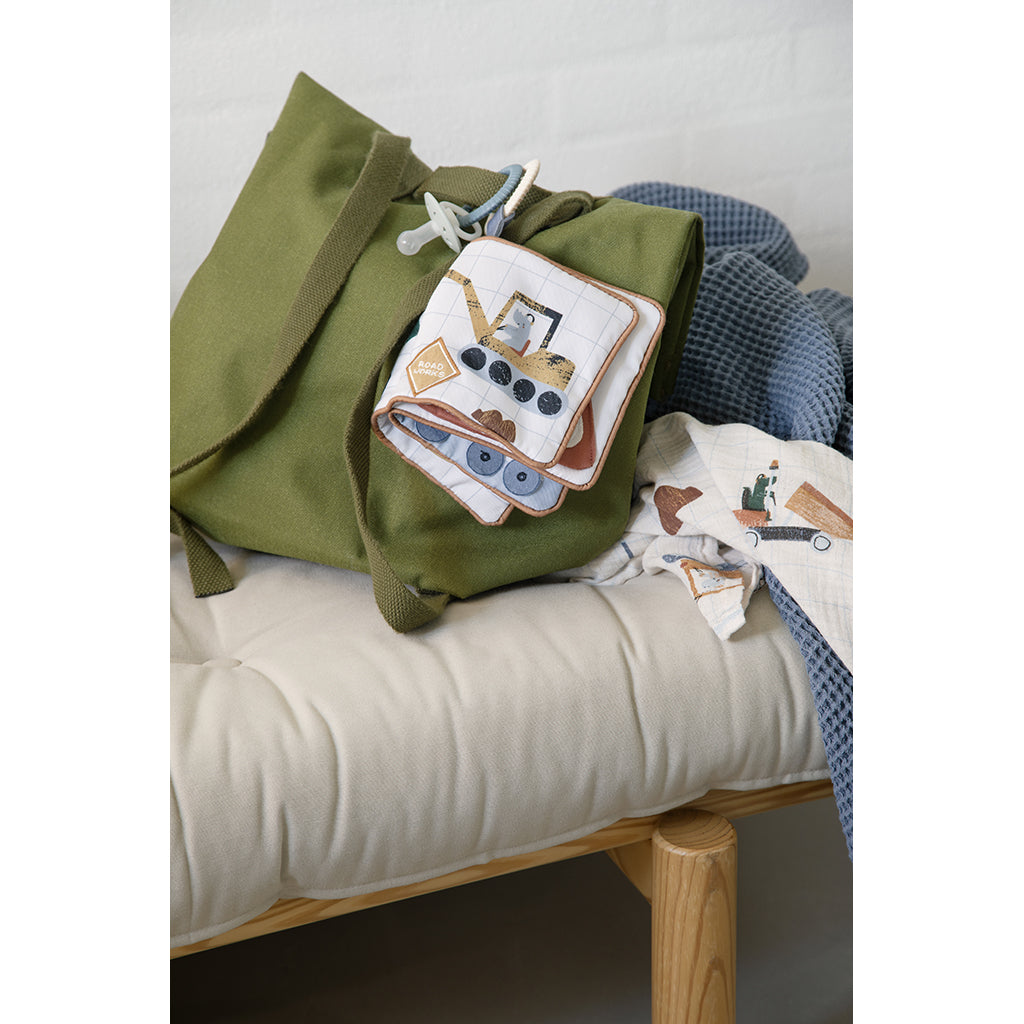 Sebra aktivitetsbog, stof - Busy Builders