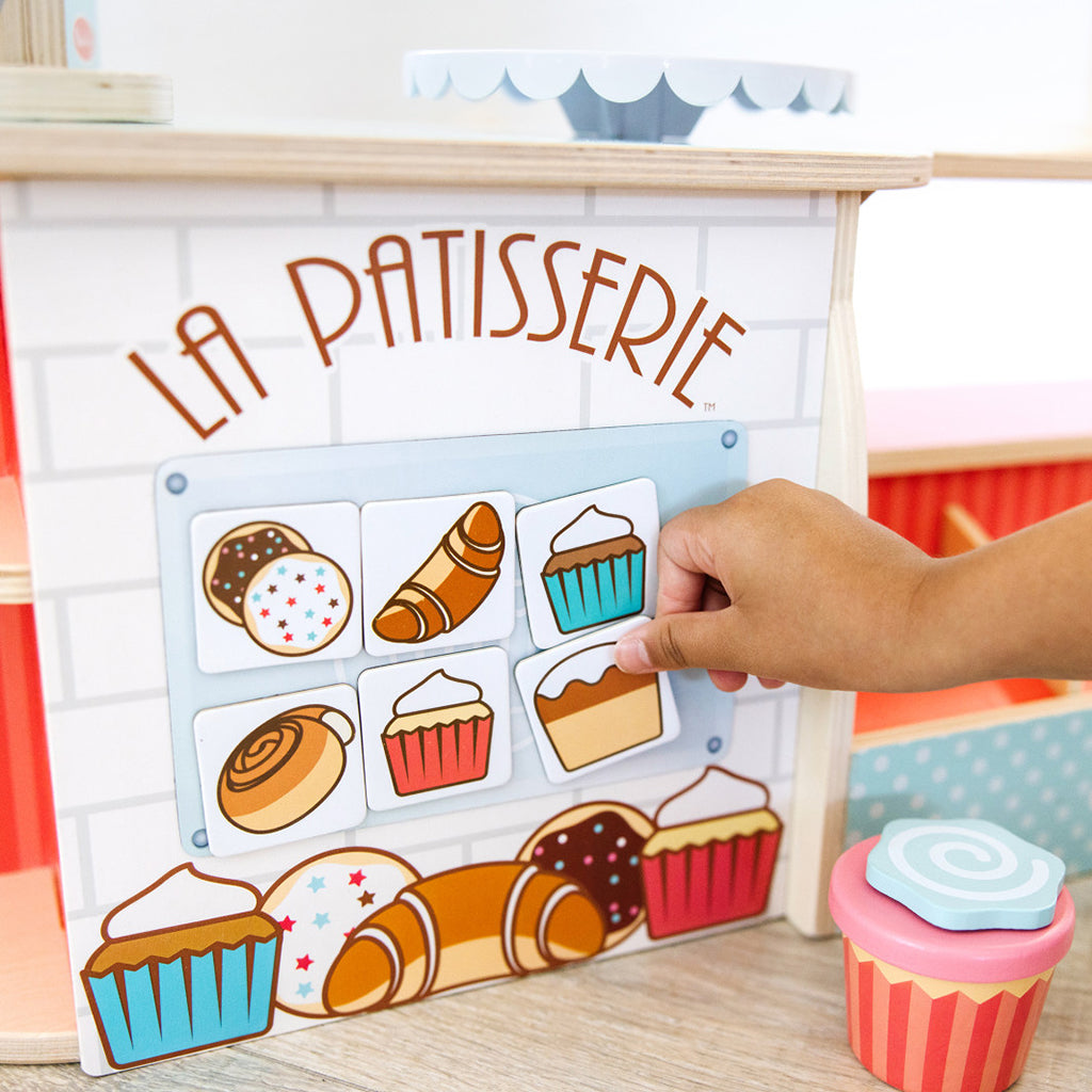 Melissa & Doug Legemad i træ, Bagerbutik, La Patisserie - 39 dele