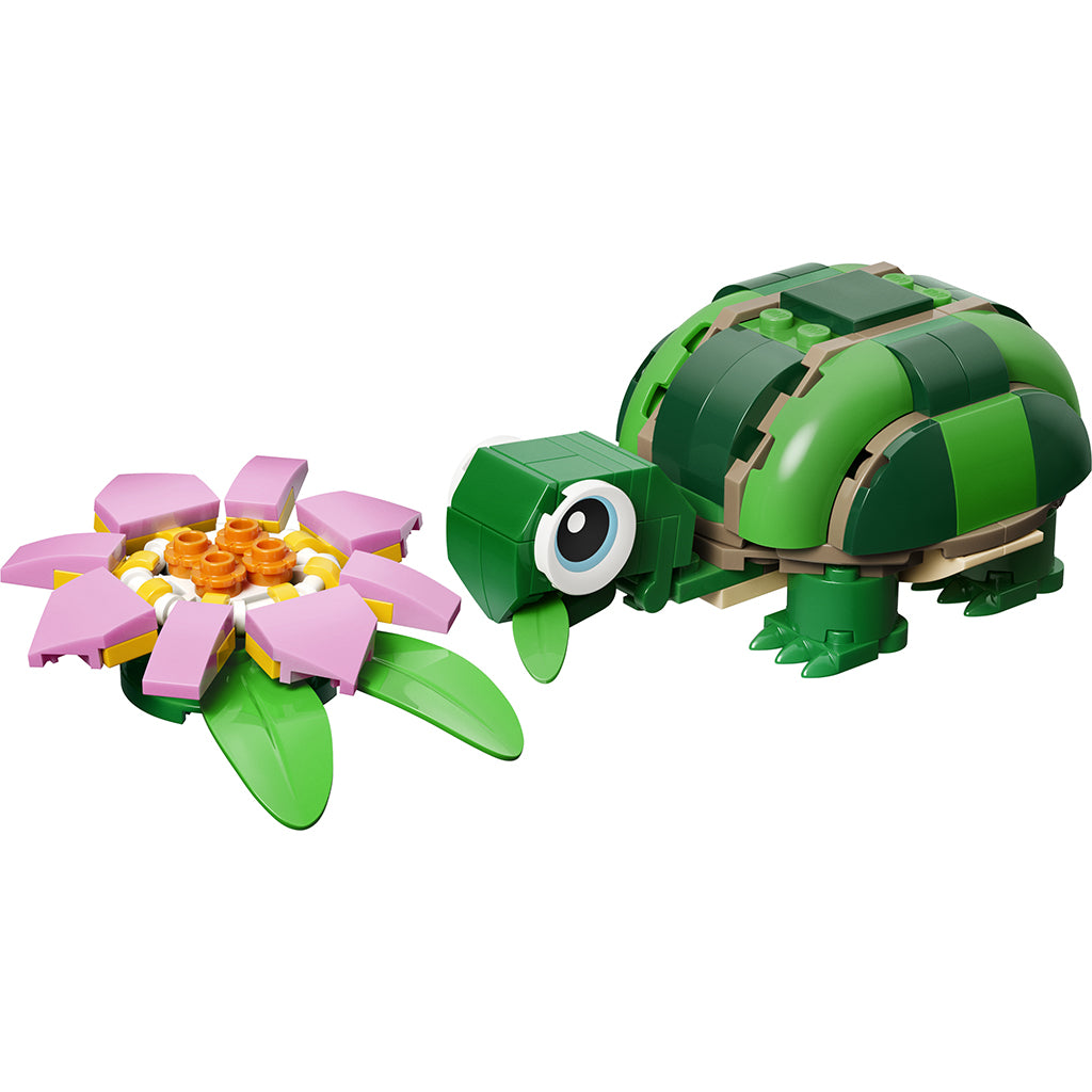LEGO® Creator 3-i-1, Skildpadde med åkandeblomst
