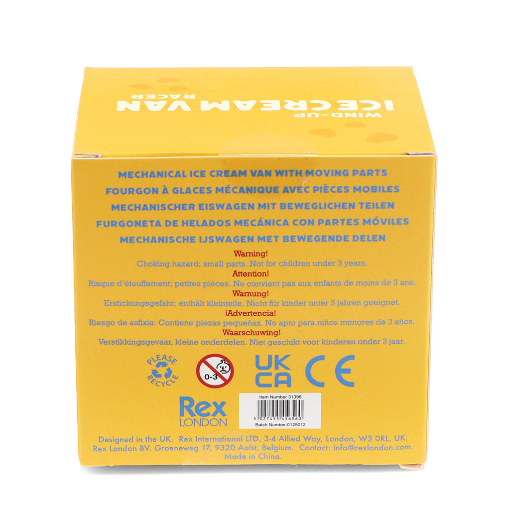Rex London træk-op, ice-cream van, racer - Blå