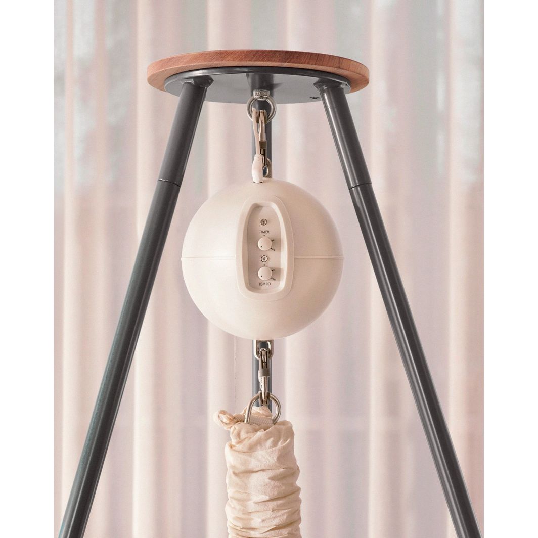 Moonboon Classic Bundle, Slyngevugge, m. connect Classic motor og stativ - Nature